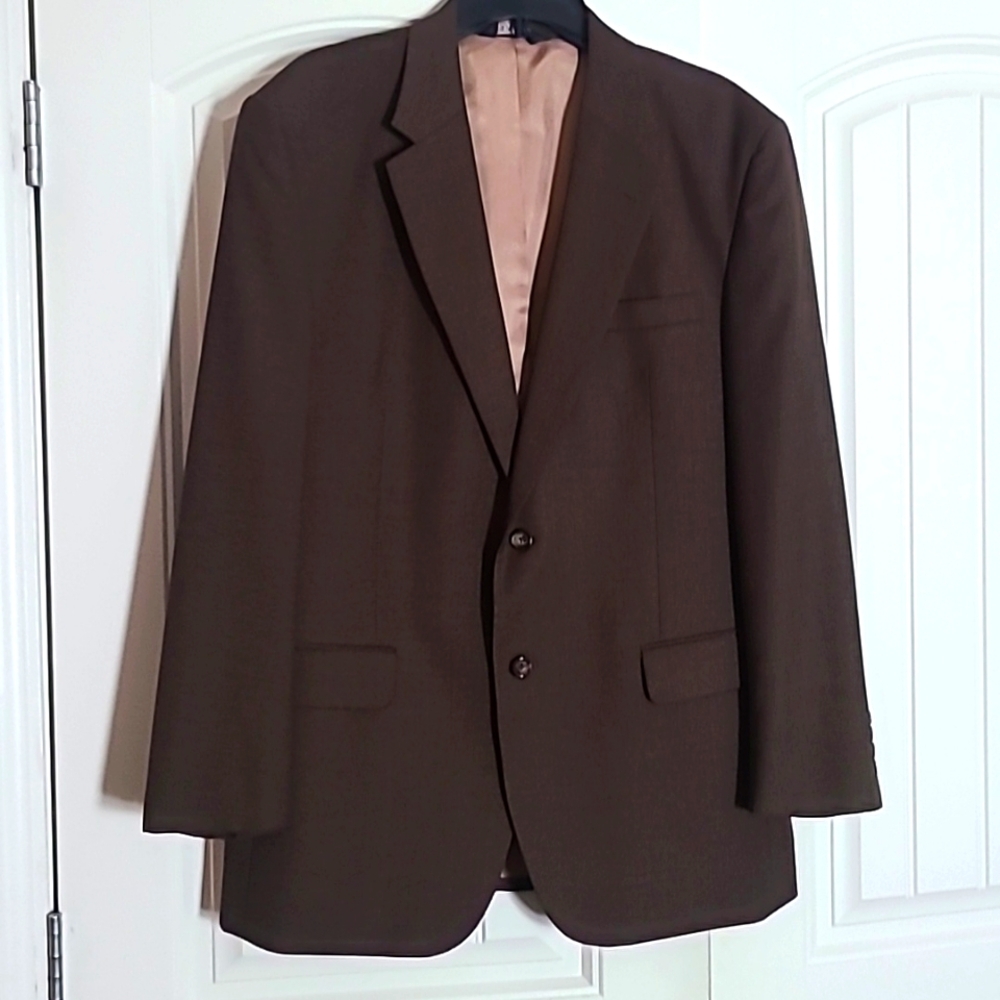 Men 3 piece  brown suit. Reg 43. - Picture 12 of 12